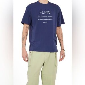 FLAN Labs Delicious Galaxy Tee - NWT - Size S - Navy Blue Men's T-Shirt